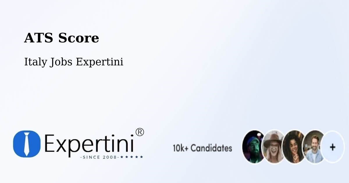 ATS Score - Italy Jobs Expertini