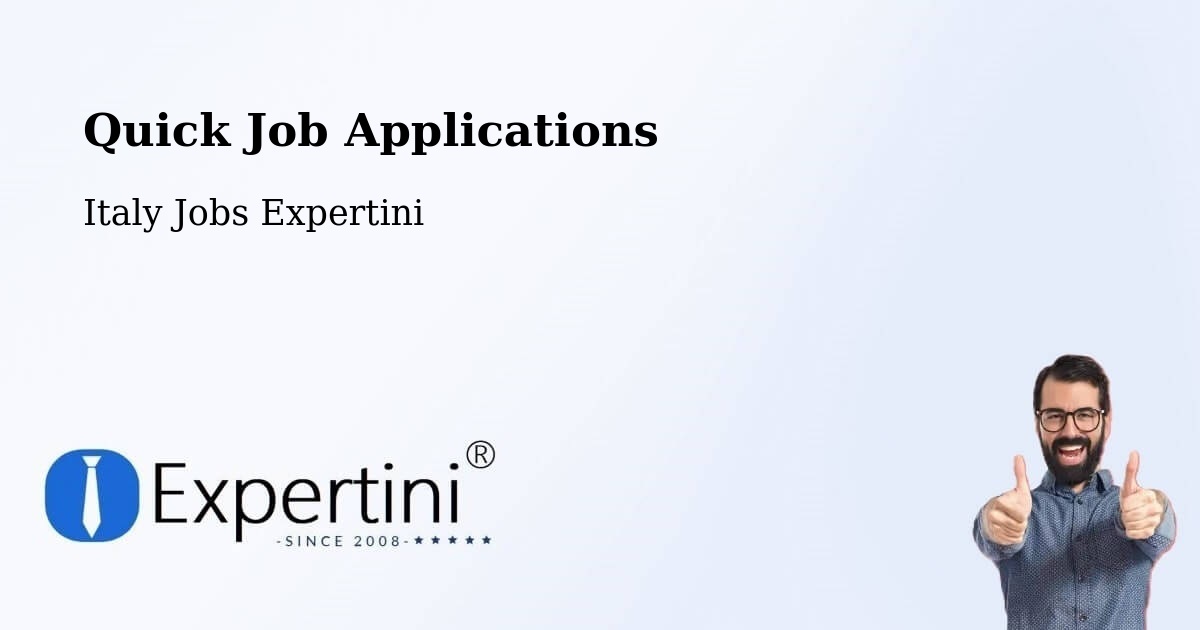 Quick Apply Feature – Moiola - Italy Jobs Expertini